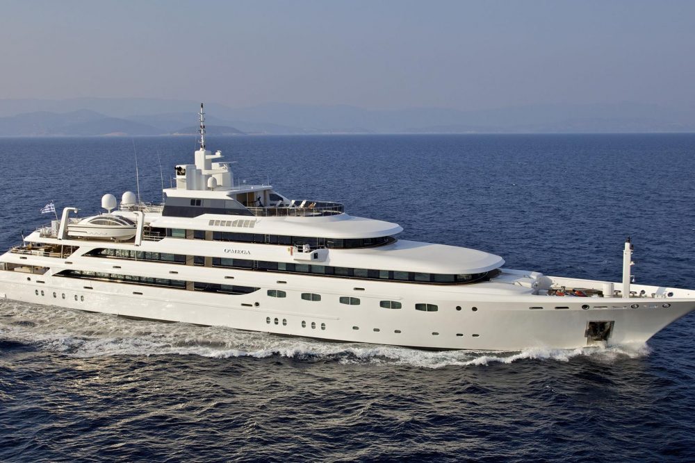 mega yacht greece